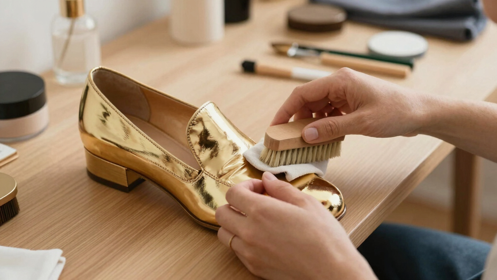 best metallic gold shoes