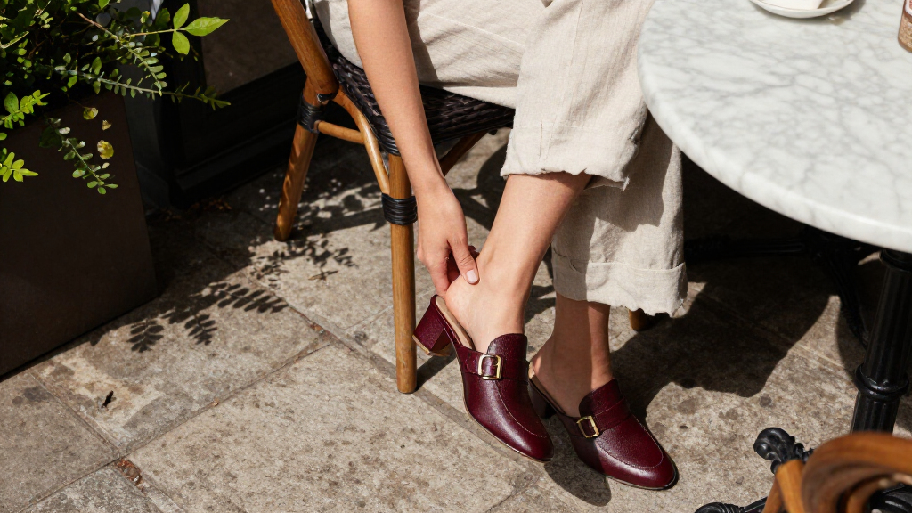 best luxury leather mules