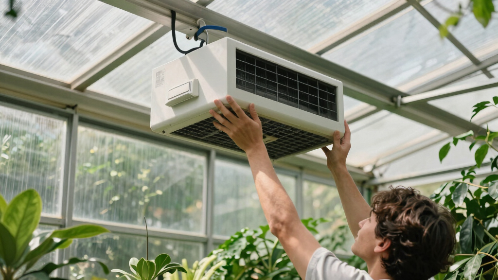 best evaporative cooler for greenhouse summer control