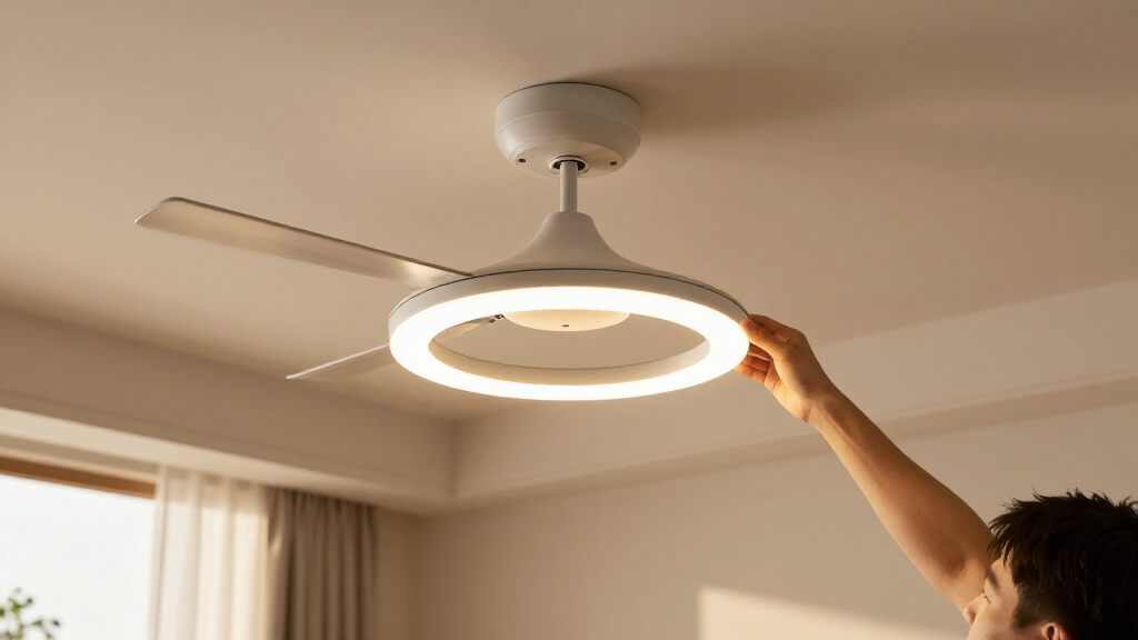 best ceiling fans with modern ring light
