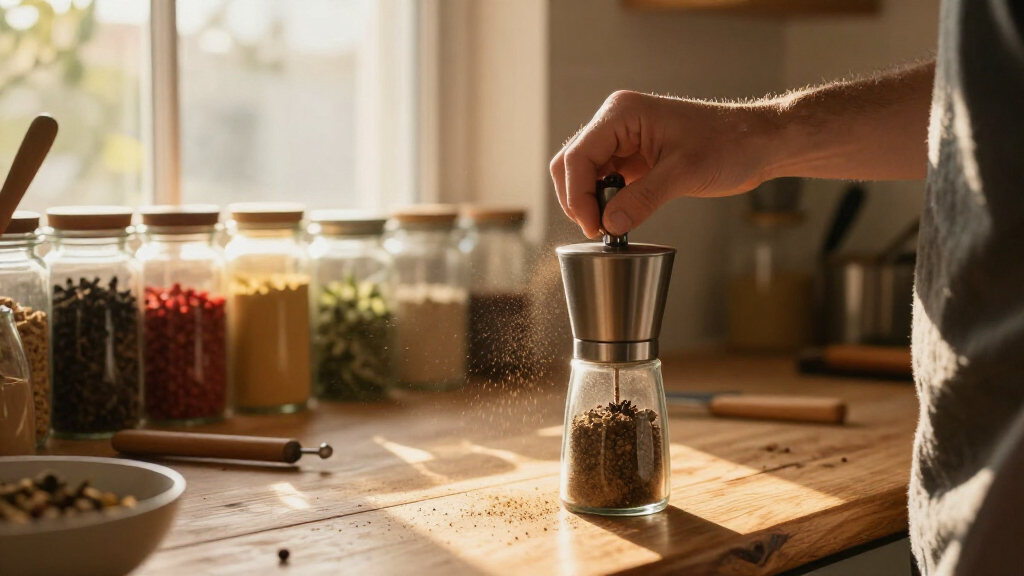 automatic spice grinders