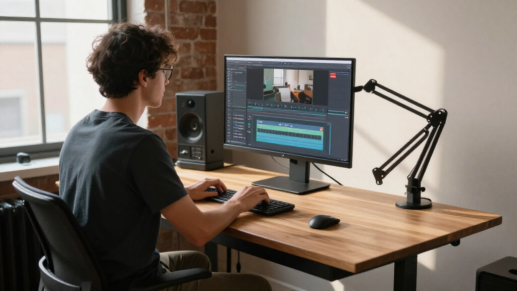 best standing desks for creator editing rooms