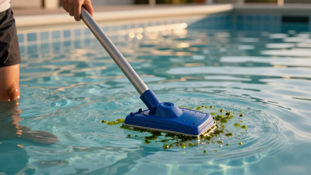 vacuum for algae in pool