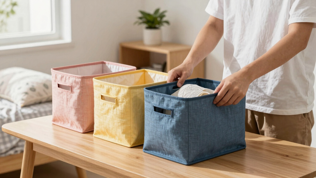 dorm decor and organization bins