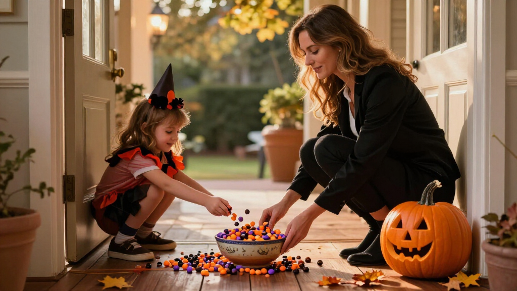 Halloween candy bowls