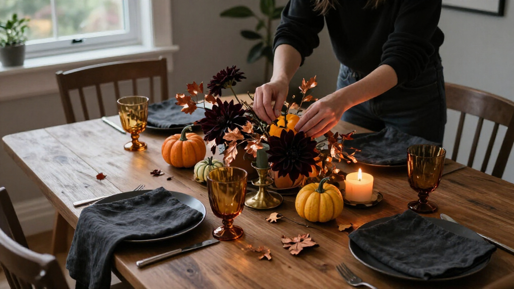 Halloween table centerpieces