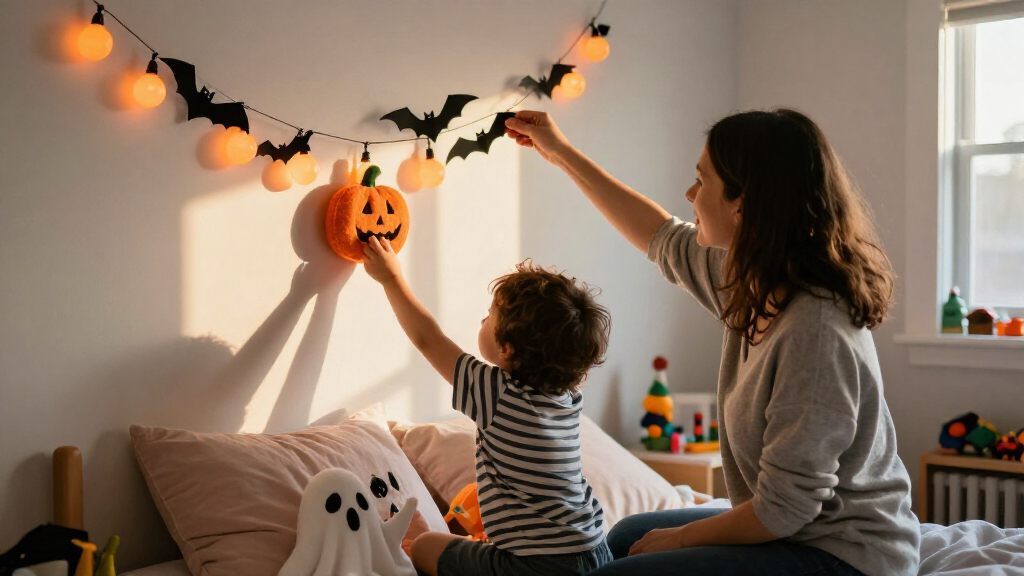 Halloween decorations for kids' rooms
