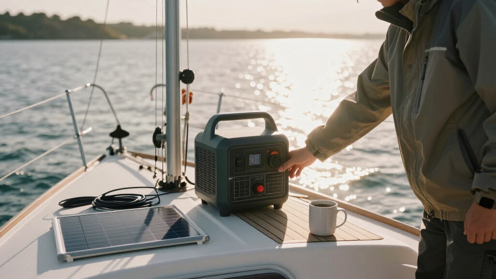 solar generator for boat