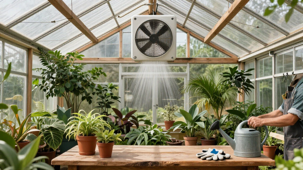 best attic-style exhaust fans for greenhouses