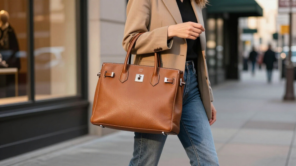 pebbled leather work totes for commuting
