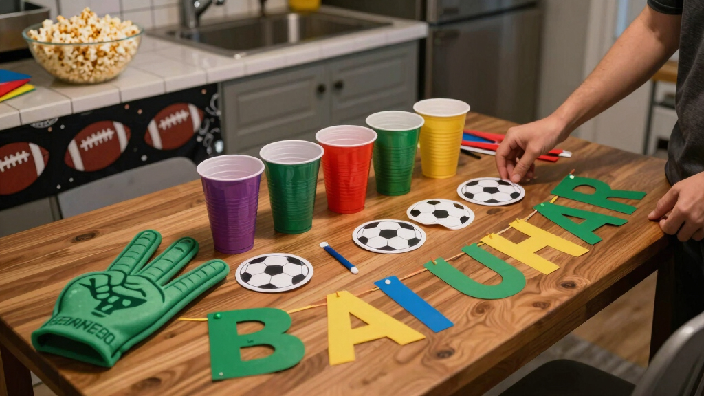 soccer fan party supplies