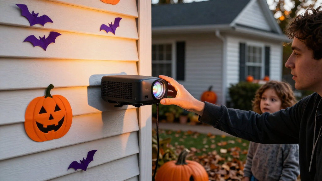 Halloween LED projector lights