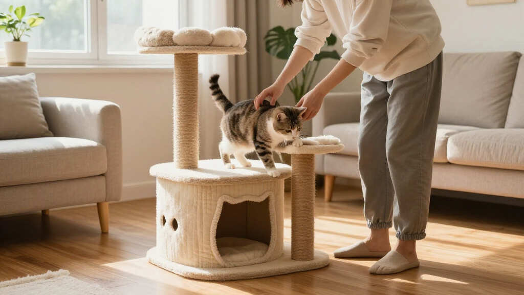 cat playhouse condo multi level