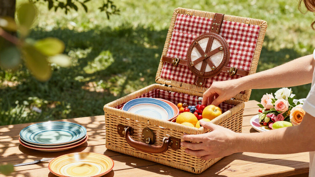 boho picnic baskets