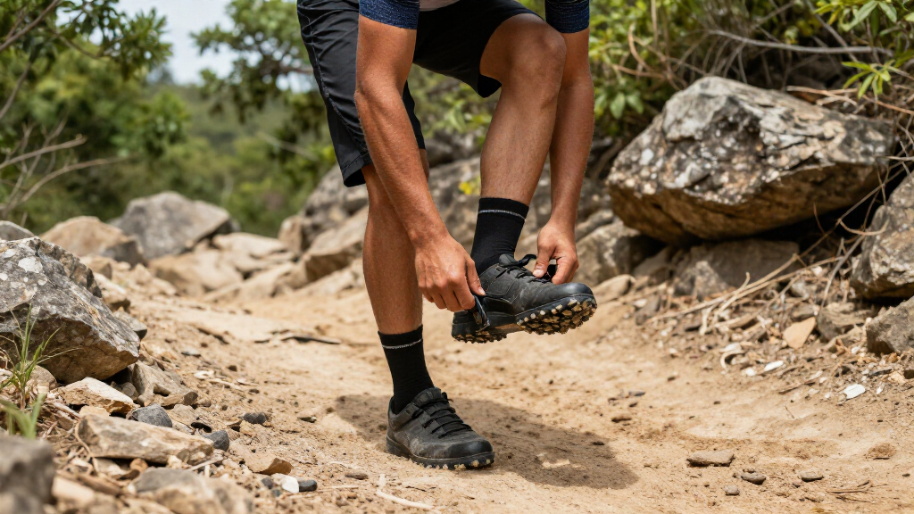 mountain bike shoes flat pedal sticky