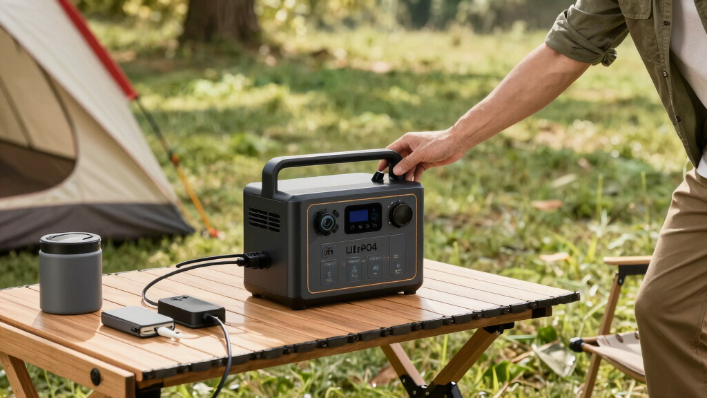 best portable LiFePO4 power station for camping