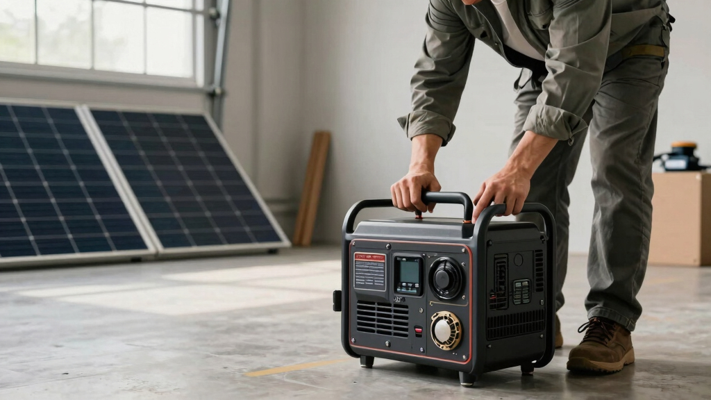 solar-powered backup generators
