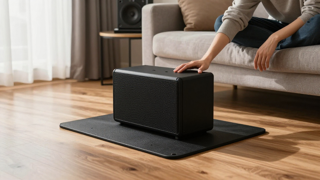 best subwoofer isolation pad for apartments