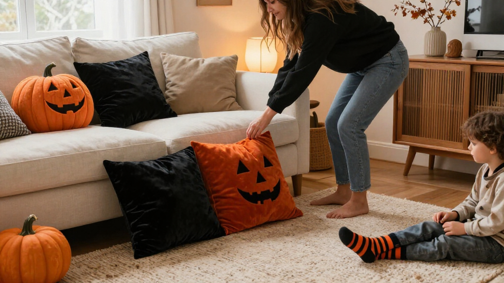 Halloween decorative pillows