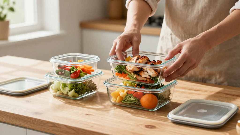 meal prep containers glass