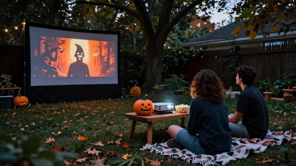 portable projectors for Halloween movies