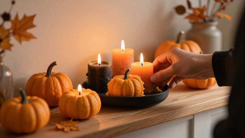 halloween candle decorations