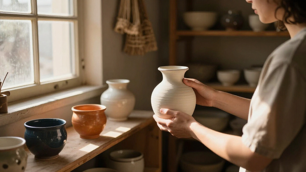 handmade ceramic vases