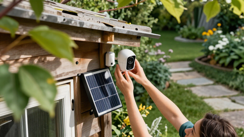 solar powered outdoor security cameras