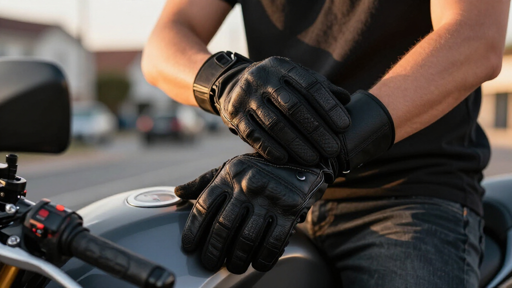 motorcycle gloves for safety