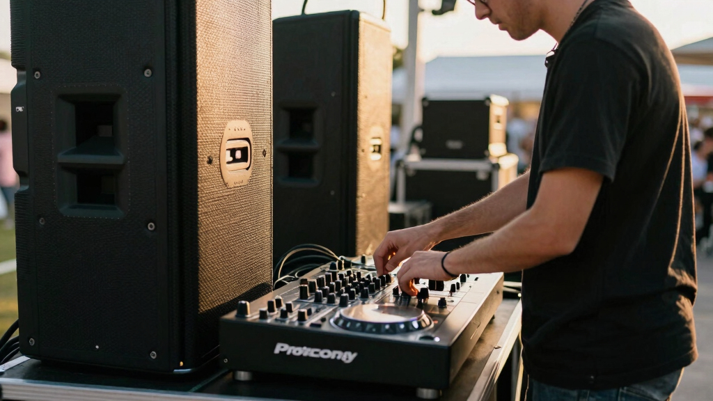 professional DJ sound system
