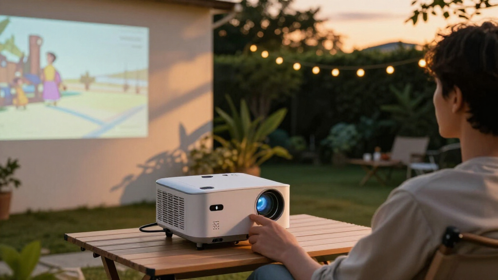 daytime outdoor projectors
