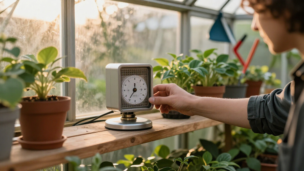 greenhouse heater with thermostat