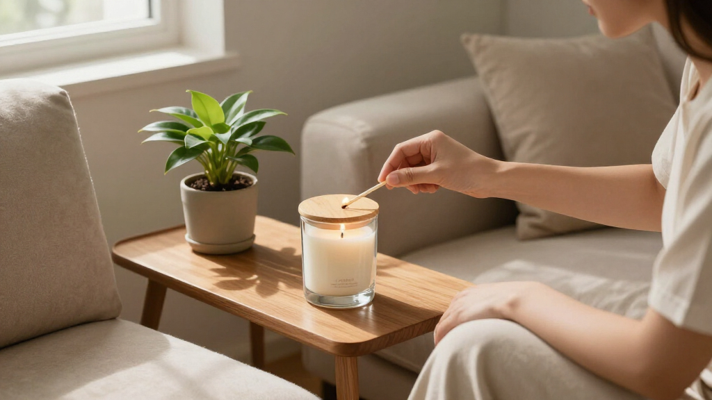 soy wax candles for cozy home