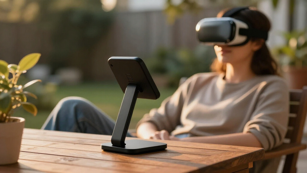 VR headset stands
