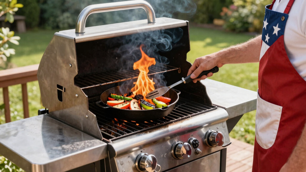 patriotic outdoor grills
