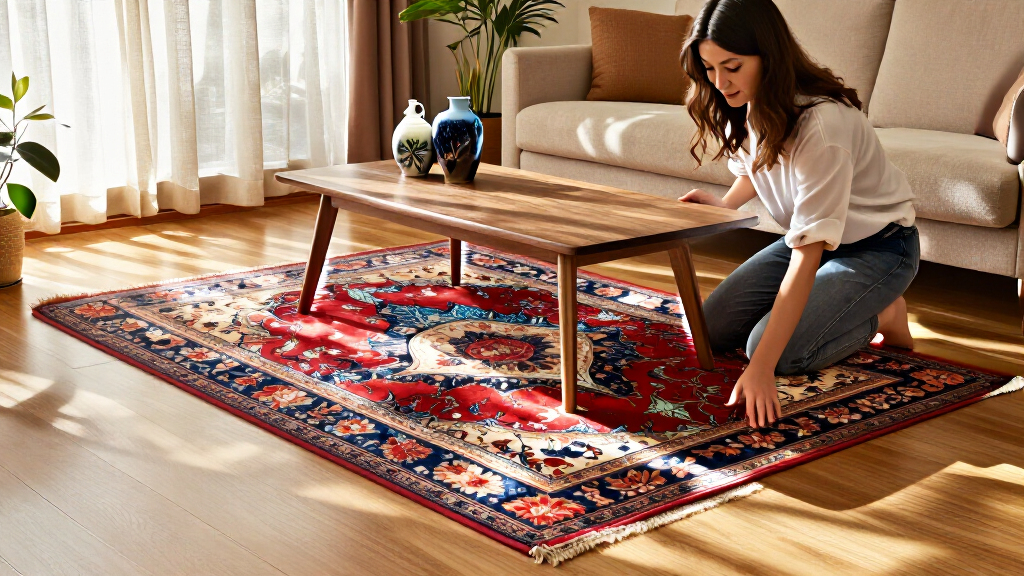 yilong hand knotted silk rug