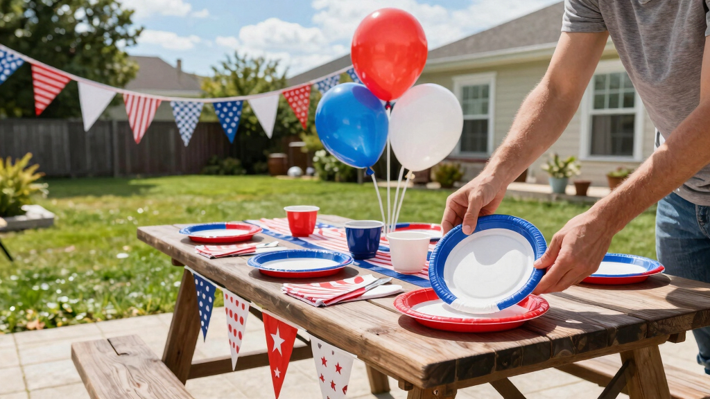 patriotic outdoor party supplies