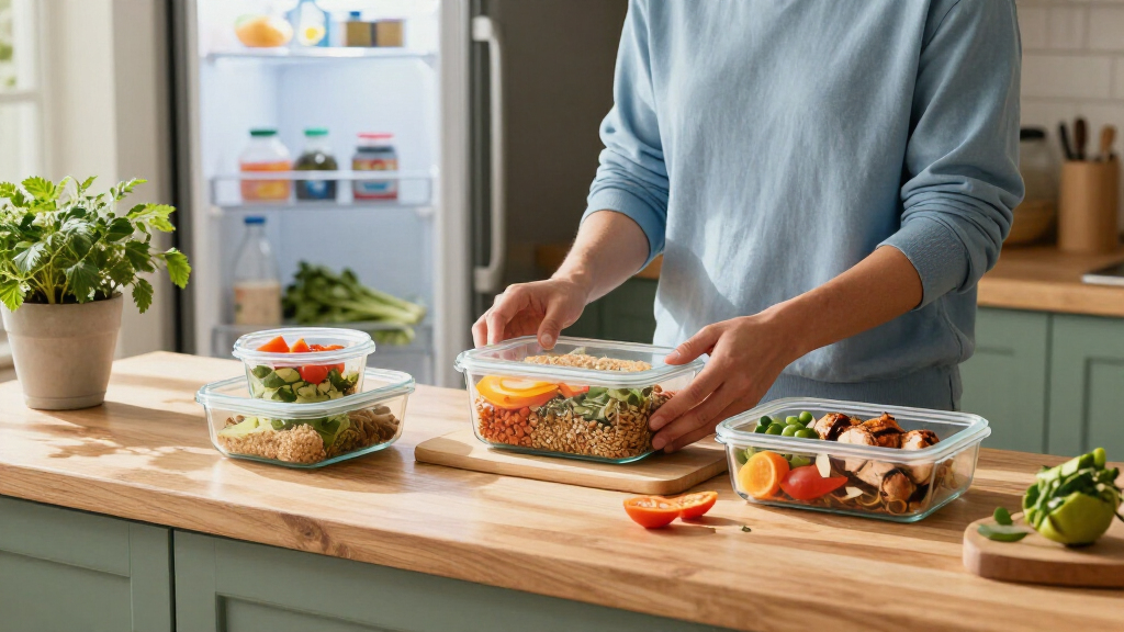 meal prep containers for healthy lunches