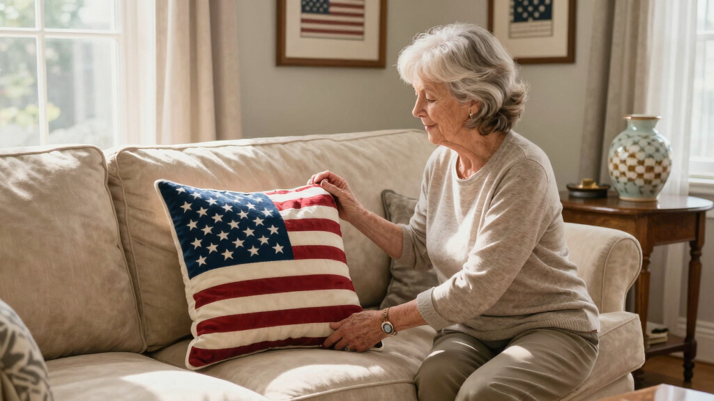 senior patriotic home decor