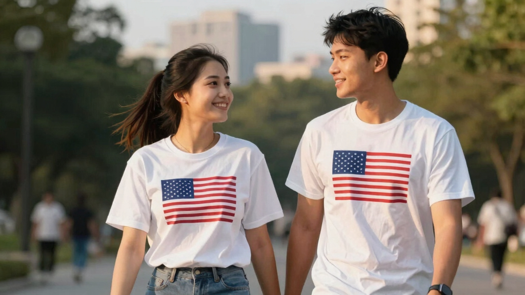 patriotic couple t-shirts