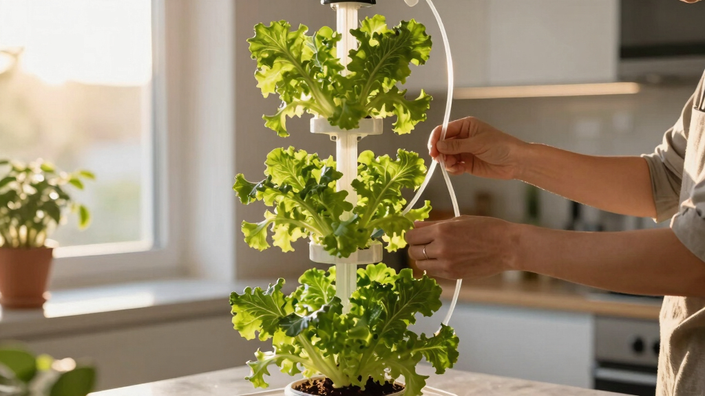 best hydroponic tower for indoor vegetables