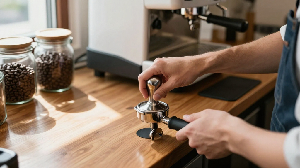 best espresso tamper station premium