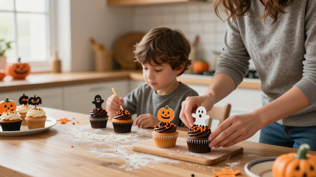 Halloween themed cupcake kits
