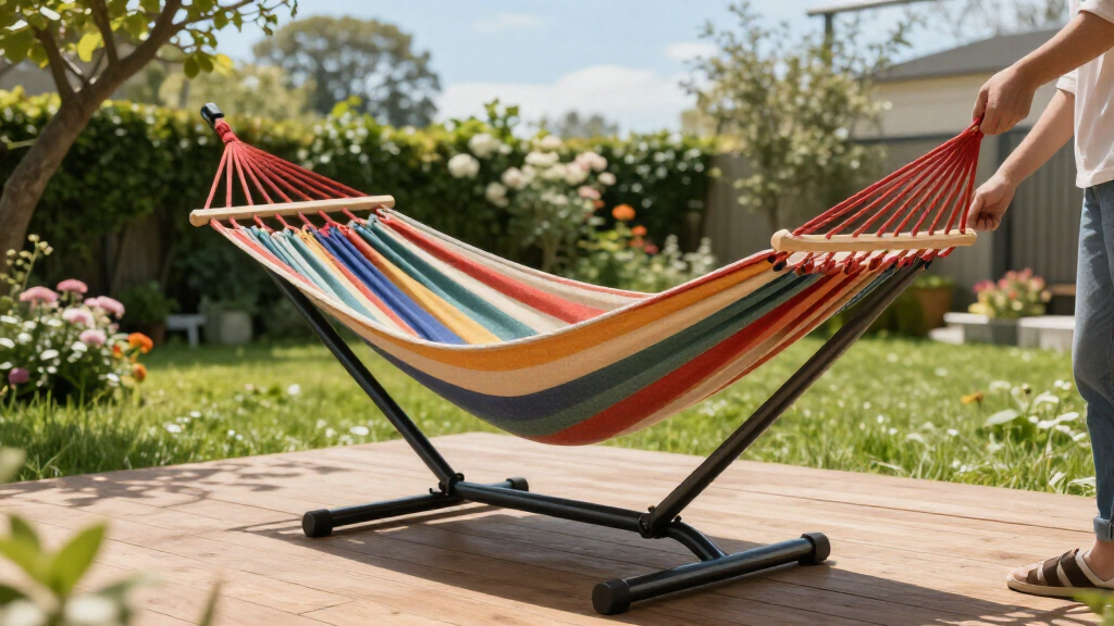 outdoor hammocks with stand