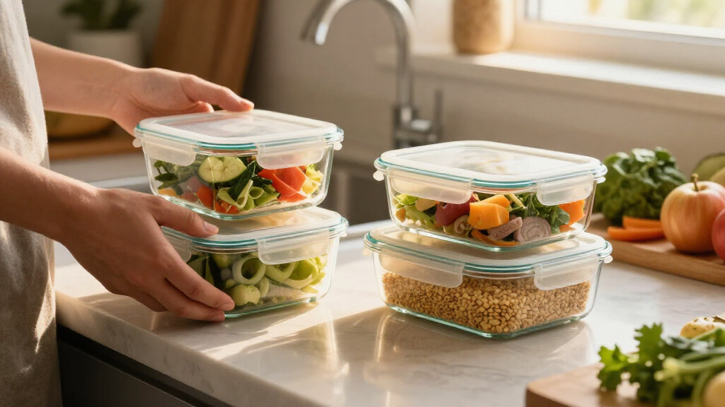 meal prep containers glass