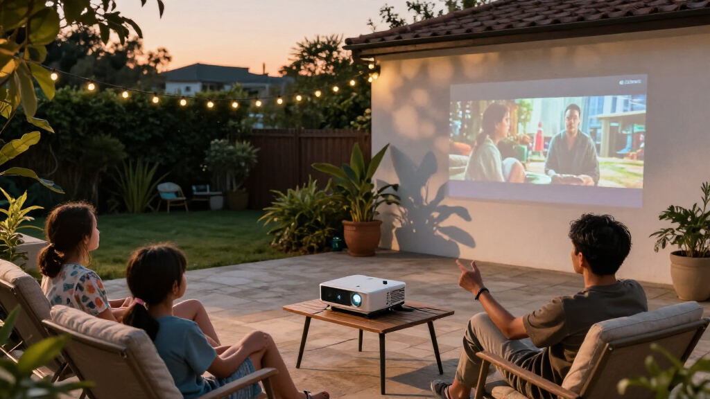best portable projectors for backyard movies