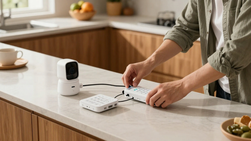 home security system with professional monitoring kit
