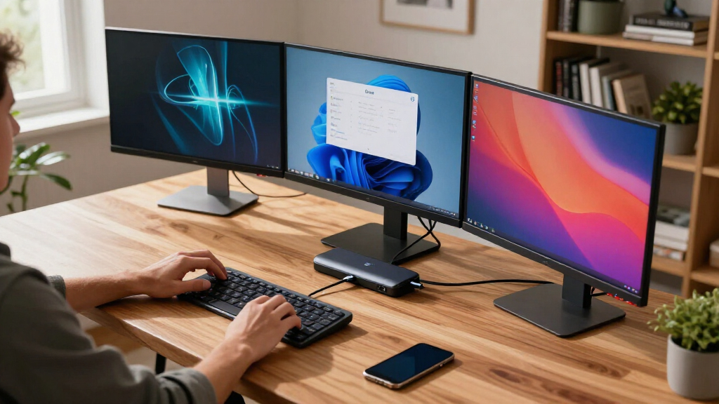 usb c dock triple display