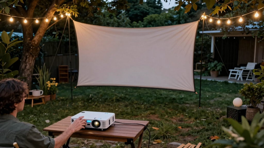 outdoor movie screen