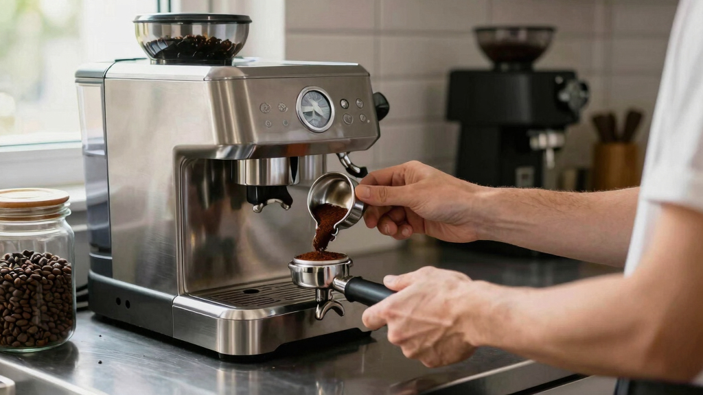what is theground coffee for espresso machine